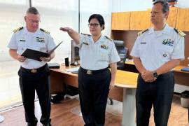 En su trayectoria dentro de la Semar, fue directora ejecutiva de Proyectos Prioritarios Marítimo-Portuarios y responsable de las atribuciones como Autoridad Portuaria.