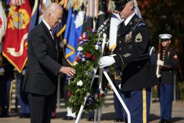 En la ceremonia, el presidente Biden recordó a su hijo fallecido Beau, quien sirvió en Irak durante un año.