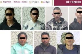 Fueron detenidos durante siete cateos realizados en inmuebles de Iztapalapa y Tláhuac.