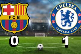 Cae Barcelona contra el Chelsea. El marcador final quedó 0 a 1, favor Chelsea.