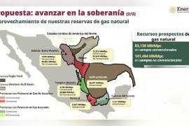 Las cuencas de Burgos y Sabinas-Burro Picachos abarcan una parte de Coahuila.