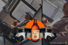 Saltillo ‘mágico’: Exhiben a hombre tomando caguama en transporte público, durante plena ola de calor (VIDEO)