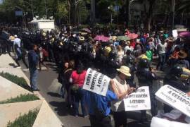 Portavoces de la protesta informaron que la movilización se llevará a cabo con participación de representación magisterial de Oaxaca, Guerrero, Chiapas y Michoacán