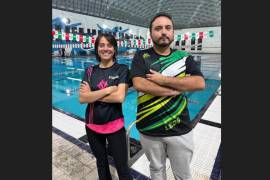 Itzana-ha Alondra Hernández Cadena y José Carlos Leos Pérez Campeonato Mundial de Oceanman, en Abu Dhabi, Emiratos Árabes Unidos.