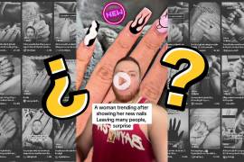 Trend de las uñas en TikTok: Chica enseña manicure en video y se hace viral