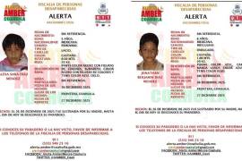 La Alerta se mantiene activa en todo Coahuila para localizar a Jonathan Benjamín y Alexa Sara Díaz Méndez, desaparecidos.