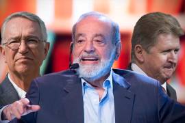 Entre los cinco hombres más acaudalados de México figuran Ricardo Salinas, Carlos Slim y Germán Larrea.