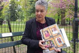 La mexicana María Herrera Magdaleno, madre de cuatro jóvenes desaparecidos en 2008 y 2010 en Nueva York.