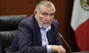 Adán Agusto López durante una conferencia de prensa en la Jucopo el 28 de septiembre del 2025.