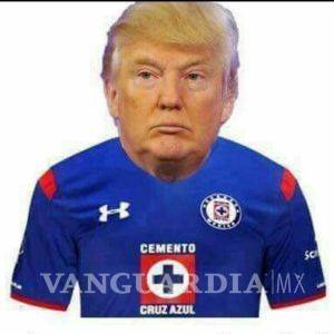 $!Cruz Azul 'apoya' a Donald Trump