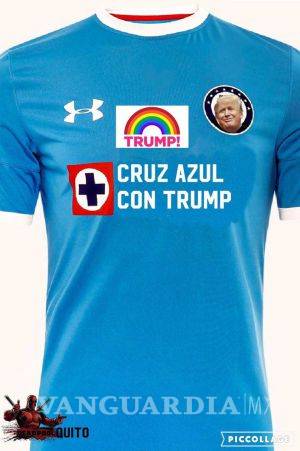 $!Cruz Azul 'apoya' a Donald Trump