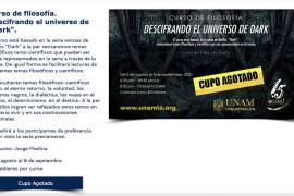 UNAM ofrece el curso de ciencia y filosofía &quot;La luz dentro de Dark&quot; basado en la serie de Netflix