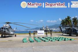 El decomiso ocurrió durante una operación de la Armada de México encabezada por personal de la Octava Región Naval en funciones de Guardia Costera
