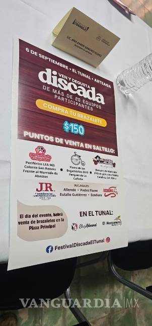 $!Los boletos, en forma de brazaletes con un costo de 150 pesos, permitirán a los asistentes degustar todas las discadas preparadas por los equipos.
