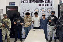 Tres hombres fueron detenidos y puestos a disposición del Ministerio Público.