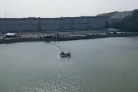 La Presa Libertad también resultó beneficiada con las recientes lluvias que se presentaron en Nuevo León. El embalse recibirá agua a través del canal Sotolar/FOTO: CORTESÍA