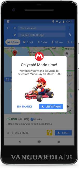$!¡Mario llega a Google Maps para acompañarte en tu camino!