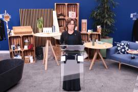 La comisaria europea de Medio Ambiente, Resiliencia Hídrica y Economía Circular Competitiva, Jessika Roswall, ofrece una conferencia de prensa sobre la nueva Estrategia de Bioeconomía, en Bruselas, Bélgica.