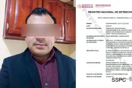 La detención ocurrió el 24 de septiembre de 2026 alrededor de las 12:30 horas.