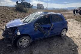 El accidente ocurrió en la curva de incorporación a la carretera Monterrey–Saltillo.