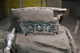 Increíble hallazgo en las ruinas de Pompeya: una carroza romana casi intacta