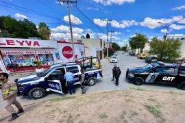 Agentes de Seguridad Pública y del Grupo de Reacción Torreón aseguraron al sujeto para ponerlo a disposición de las autoridades.