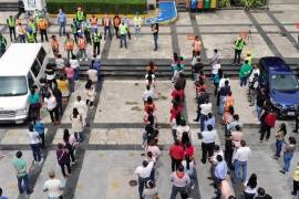 Personal del IMSS participó en el simulacro conmemorativo del sismo de 1985, reforzando la cultura de prevención en hospitales y unidades médicas.