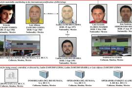 Según el Departamento del Tesoro, la red de tráfico de fentanilo y metanfetaminas estaría liderada por los hermanos Ludim y Luis Alfonso Zamudio Lerma