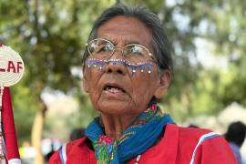 La nueva presidenta del Consejo de Ancianos de la Nación Comca’ac, María Luisa Astorga, en la comunidad de Pitiquillo, en Sonora (México).