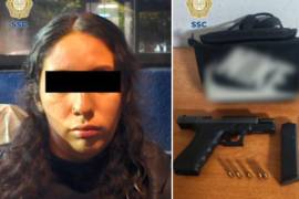 Al exterior del bar fue detenida una mujer que posiblemente ocultó el arma de fuego de uno de los sujetos que realizaron disparos.