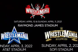 Ya hay fechas y sedes confirmadas para WrestleMania