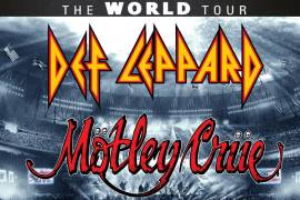 Poster del world tour de Def Leppard y Mötley Crüe.