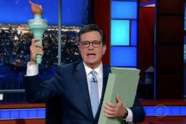 Stephen Colbert escribe “poema” para la Estatua de la Libertad de la era Trump