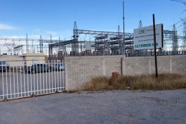 Instalaciones de la CFE donde ocurrió el percance laboral.