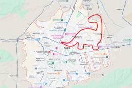 En Saltillo la zona dentro del dinosaurio es considerada más segura y con mejor plusvalía.