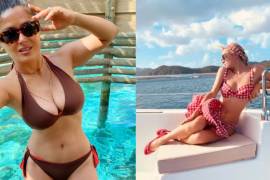En la arena y con bikini… así recibieron Paris Hilton, Belinda y hasta Salma Hayek el 2021