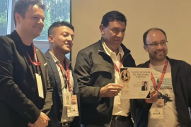 Jesús Coronado, director de la Organización Mundial de Periodistas Turísticos en México (centro), destacó la importancia de incluir a Coahuila en la agenda del congreso para fortalecer la promoción turística a nivel internacional.