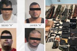 En las acciones fueron detenidas cuatro personas y aseguradas más de 30 armas de fuego.