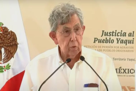 En Sonora, el ingeniero Cuauhtémoc Cárdenas pide al presidente Andrés Manuel López Obrador cancelar el Acueducto Independencia