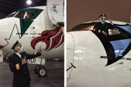 Presentan aviones &quot;enmascarados&quot; con Wagner Jr y Psycho Clown