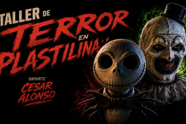 Uno de los talleres incluidos en la programación cultural de septiembre es “Terror en plastilina”, impartido por César Alonso, enfocado en técnicas de modelado, diseño y creación de personajes.