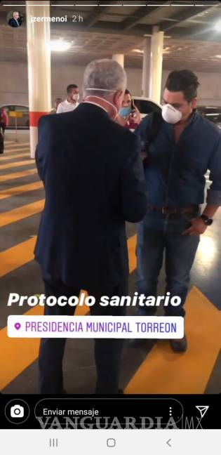 $!Entrega Zermeño cubrebocas y da la bienvenida a los trabajadores de Presidencia de Torreón