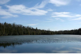 El lago Crawford en Canadá, símbolo de esta nueva era