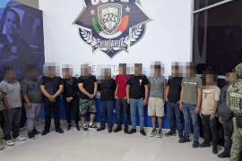 La SSPE informó que los detenidos fueron puestos a disposición de la Fiscalía General de la República.