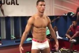 Cristiano Ronaldo aparece en ropa interior en 'Mannequin Challenge' de Portugal (video)