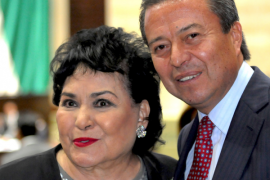 Carmen Salinas y César Camacho respaldan a Yunes Landa