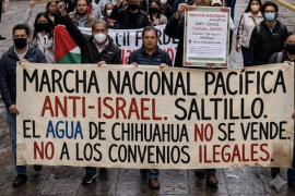 Colectivos ciudadanos convocaron a una marcha pacífica en Saltillo para manifestarse en defensa del agua y exigir mayor transparencia en los convenios.