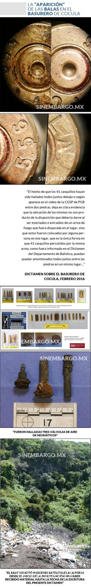 $!Aparecen 41 casquillos en el Basurero de Cocula: Forenses argentinos