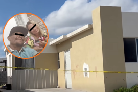 La Fiscalía mantiene acordonada la casa donde ocurrió el homicidio de Karla, por parte de su pareja sentimental. Karla tenía 37 años. La necropsia documentó más de 20 heridas producidas por arma blanca.