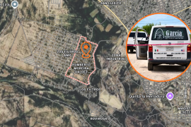 Agentes de Investigación Criminal acudieron al domicilio ubicado en la colonia Humberto Moreira, para realizar las primeras diligencias, en Nueva Rosita.